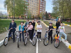 Практические занятия с командами юных велосипедистов школ Раменского городского округа