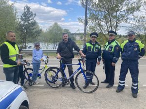 Автоинспекторы и сотрудники Рамавтодора провели профилактические беседы с юными участниками дорожного движения