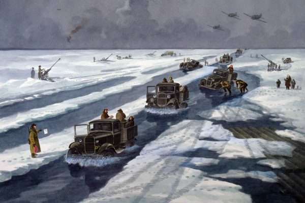 22 ноября 1941 г. начала работать «Дорога жизни» на Ладожском озере в годы Великой Отечественной войны