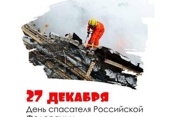 День спасателя в России отмечается ежегодно 27 декабря