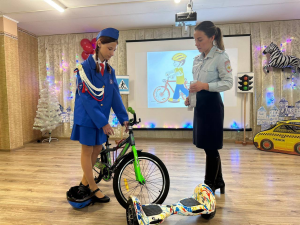 Учащихся Ново-Харитоновской школы №10 посвятили в пешеходы