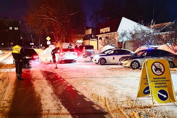 Госавтоинспекторы при содействии Рамавтодора провели сплошные проверки водителей с целью обнаружения нетрезвых водителей