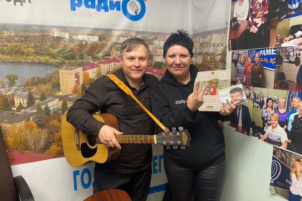 Юрий Белоусов, автор выставки «Легенда о Коловрате» в студии Раменского радио