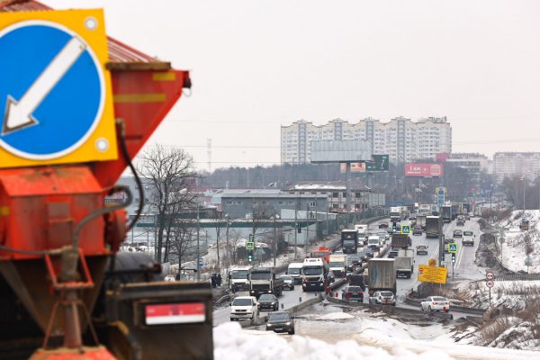 Готовность участка автодороги в обход п.Октябрьский 71%