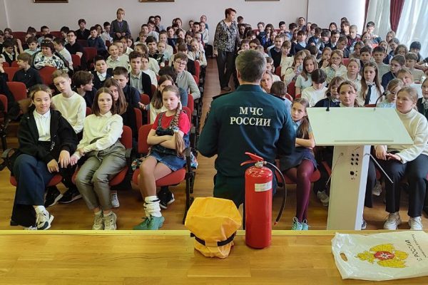 Урок безопасности провели для учащихся пятых и шестых классов Гимназии №2