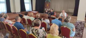 Сотрудники отдела надзорной деятельности и профилактической работы по Раменскому г.о. провели встречу с населением в МКУ ТУ «Юго-западное» в с. Константиново