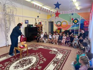 Воспитанников детсада в Никоновском научили действиям при ЧС