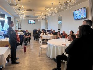 Курсант Санкт-Петербургского университета ГПС МЧС России  проходит учебную практику в отделе надзорной деятельности и профилактической работы по Раменскому м.о.