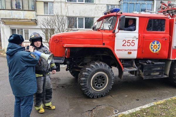 В МКУ ТУ «Константиново» прошли профилактические мероприятия по пожарной безопасности