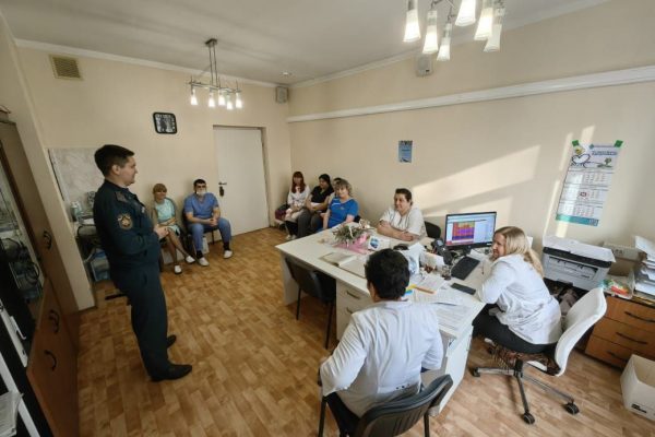 В Речицкой больнице Раменской ЦРБ прошел инструктаж по пожарной безопасности