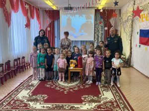 В дошкольном отделении Заворовской школы Раменского округа прошло профилактическое мероприятие по пожарной безопасности