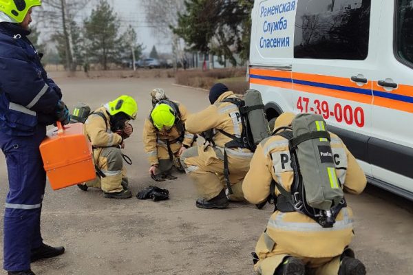 В Раменском дорожно-строительном техникуме прошли учения по эвакуации при пожаре