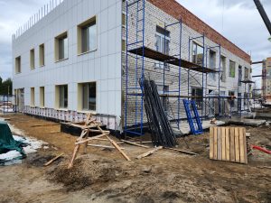 В Раменском продолжается возведение нового детского сада на 225 мест на улице Молодежной