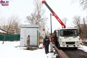 В Раменском демонтировали два торговых объекта, размещенных незаконно вблизи Чернавских прудов