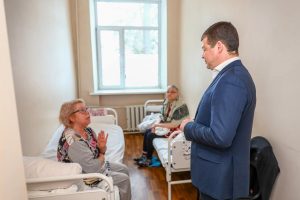 Глава Раменского округа Эдуард Малышев проверил работу гастроэнтерологического отделения