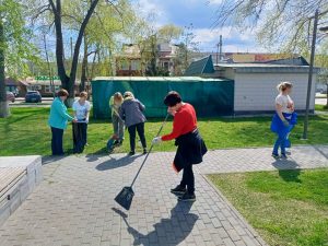 Всероссийский субботник провели в территориальных управлениях Раменского округа