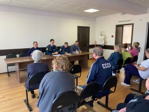 Инспекторы отдела надзорной деятельности и профилактической работы по Раменскому г.о. провели рабочее совещание с жителями МКУ ТУ «Кузнецовское».