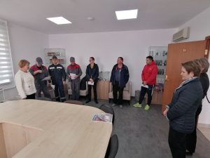 Директор ТУ «Гжель» встретилась с коллективом в Речицах