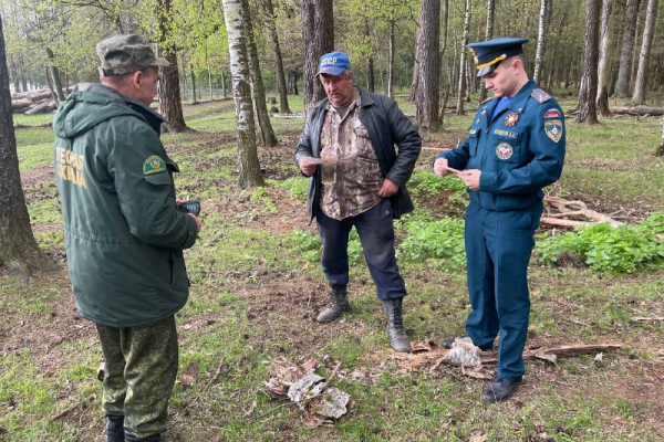 В Раменском округе провели рейд в лесных массивах