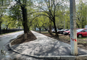 Пешеходные дорожки и уличное освещение обновляют в Раменском