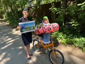 В Раменском округе проводят информационно-пропагандистскую работу с участниками дорожного движения в местах летнего отдыха